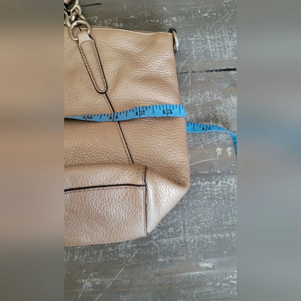 Coach Kelsey Metallic Gold Shoulder Bag
